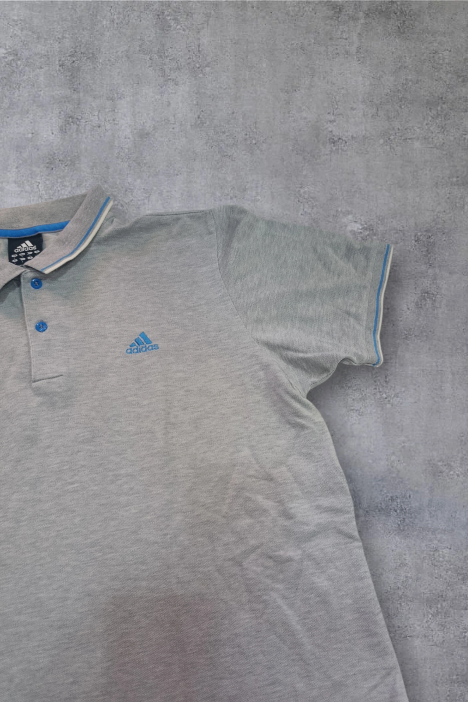 | Polo Adidas Homem | Cor Cinza | Manga Curta | Tamanho G | – photo 5